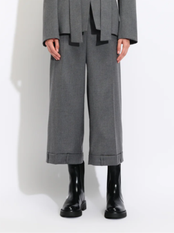 Cropped Tailored Trousers