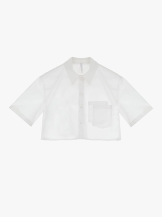 Cropped Cotton Shirt