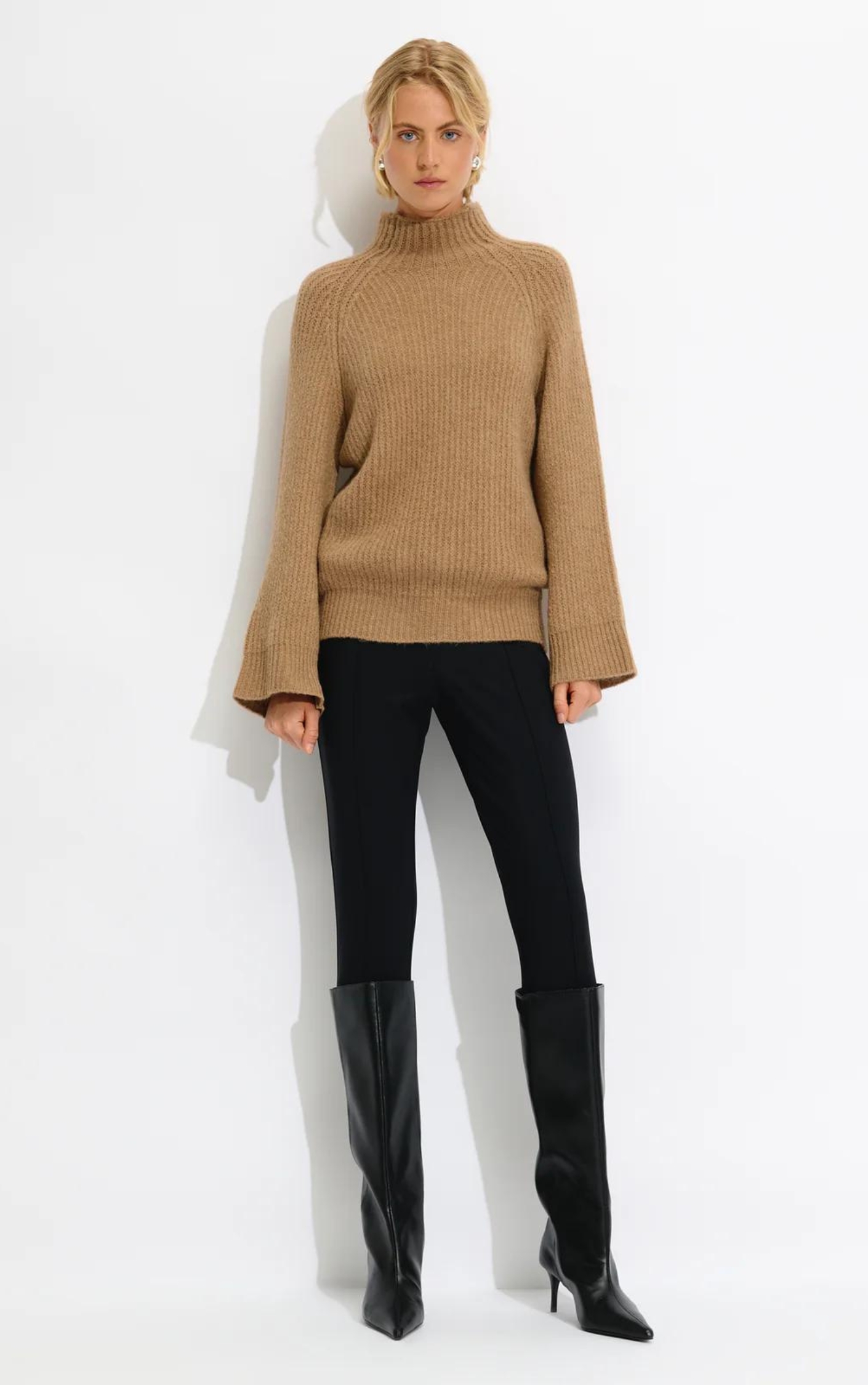 Bell Sleeve Knit Sweater