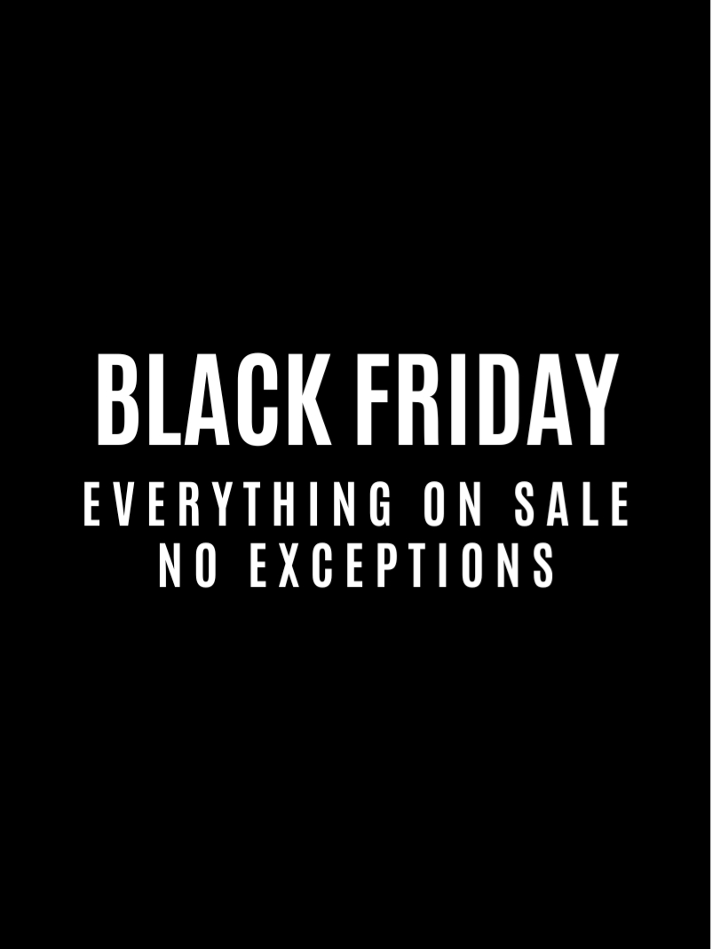 BLACK FRIDAY 